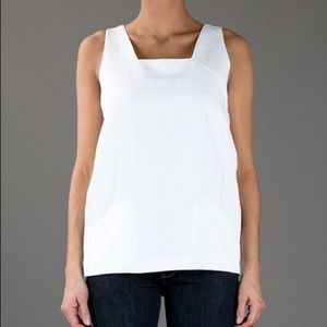 Marni square neck sleeveless top
